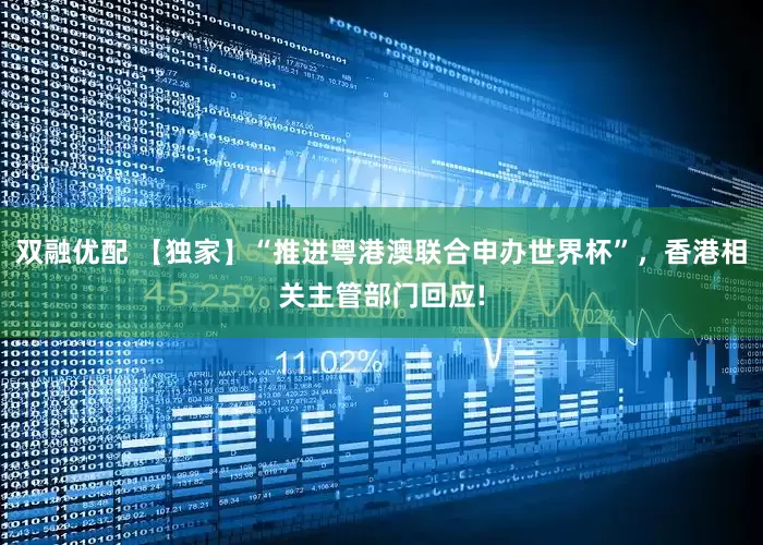 双融优配 【独家】“推进粤港澳联合申办世界杯”，香港相关主管部门回应!